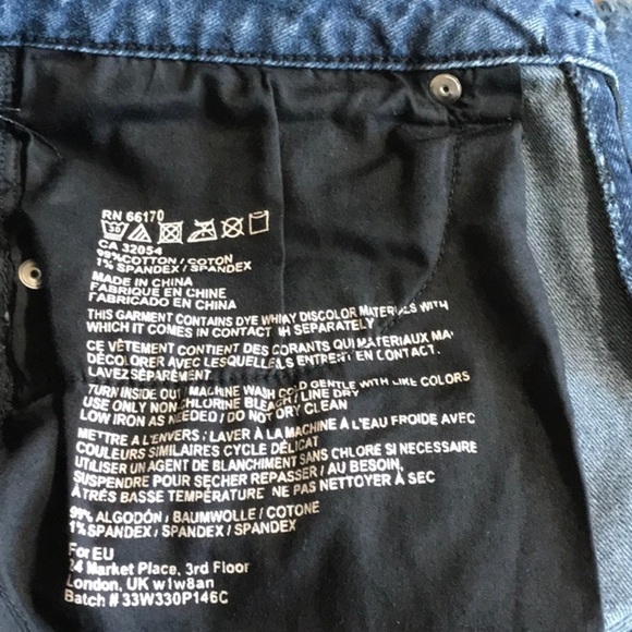 BDG Distressed Cut Off Denim Shorts - Picture 7 of 8